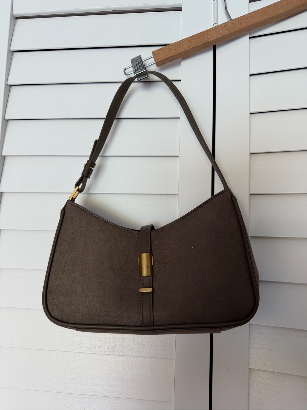Classic Brown Shoulder Bag - H&M